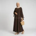 Abaya en soie de Médine REF: RO2378PK