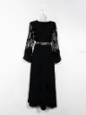 Robe abaya broderies florales ref:Ro2513jazz
