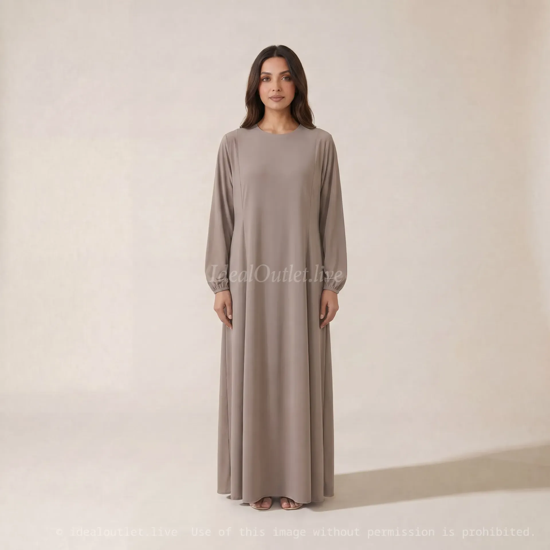 Integrated Hijab Abaya in Jazz Fabric REF: Ro2338jazz