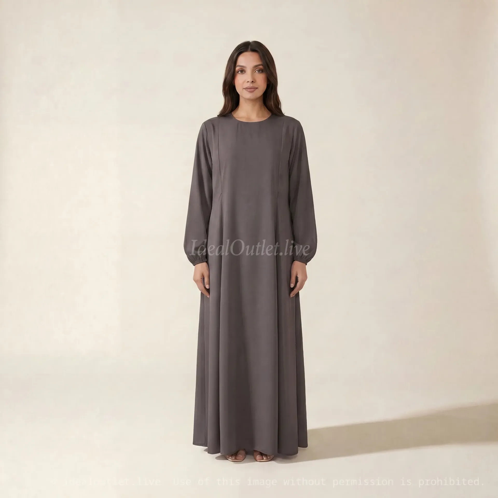 Integrated Hijab Abaya in Jazz Fabric REF: Ro2338jazz