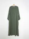Abaya d'allaitement en jazz ouverture zip REF:RO2512JAZZ
