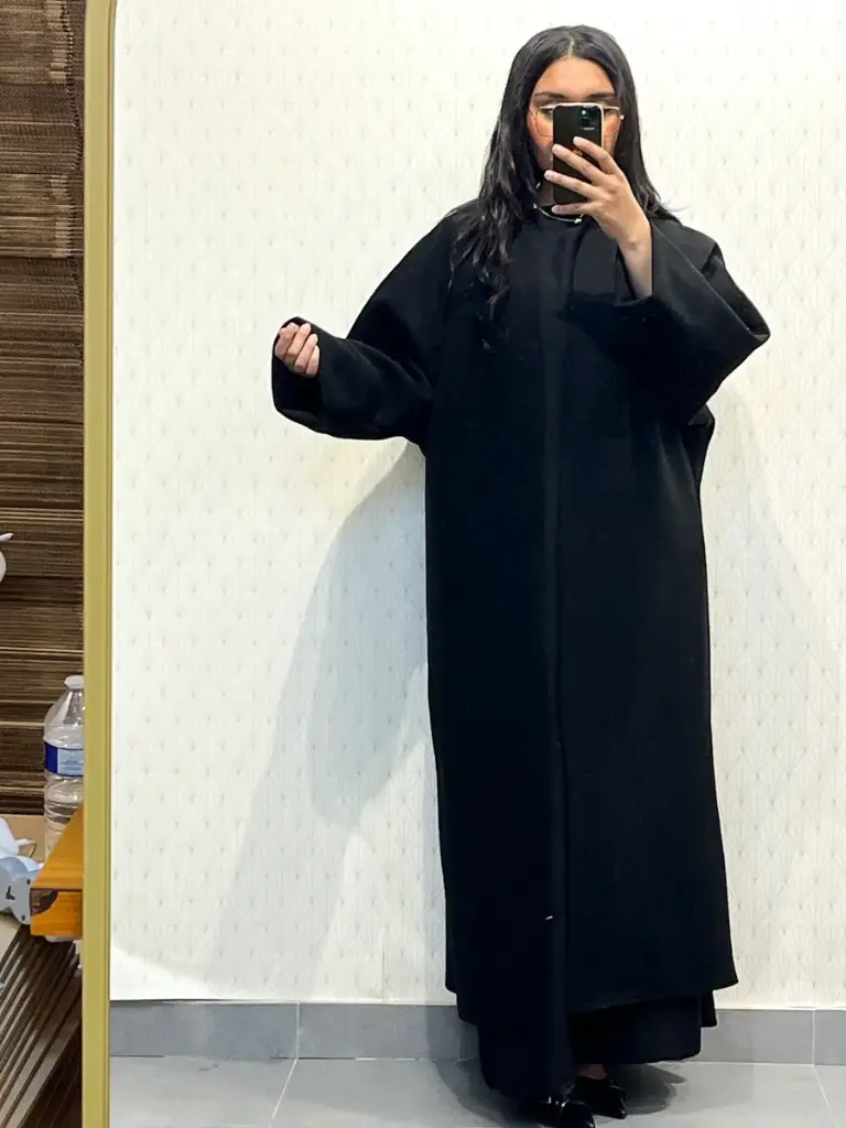 Abaya longue ref: Ma 2515CB (Noir)