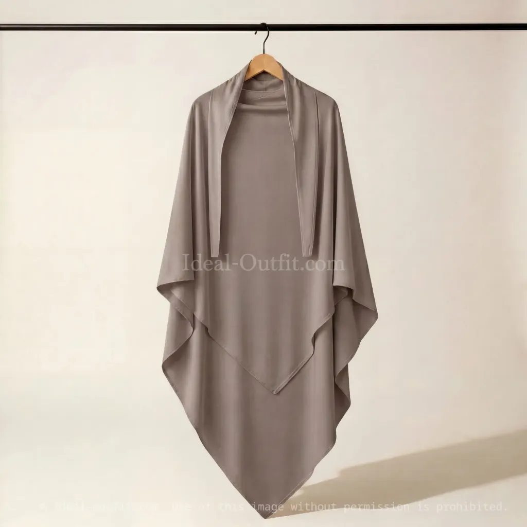 Khimar en Jersey long REF: 20CAJP