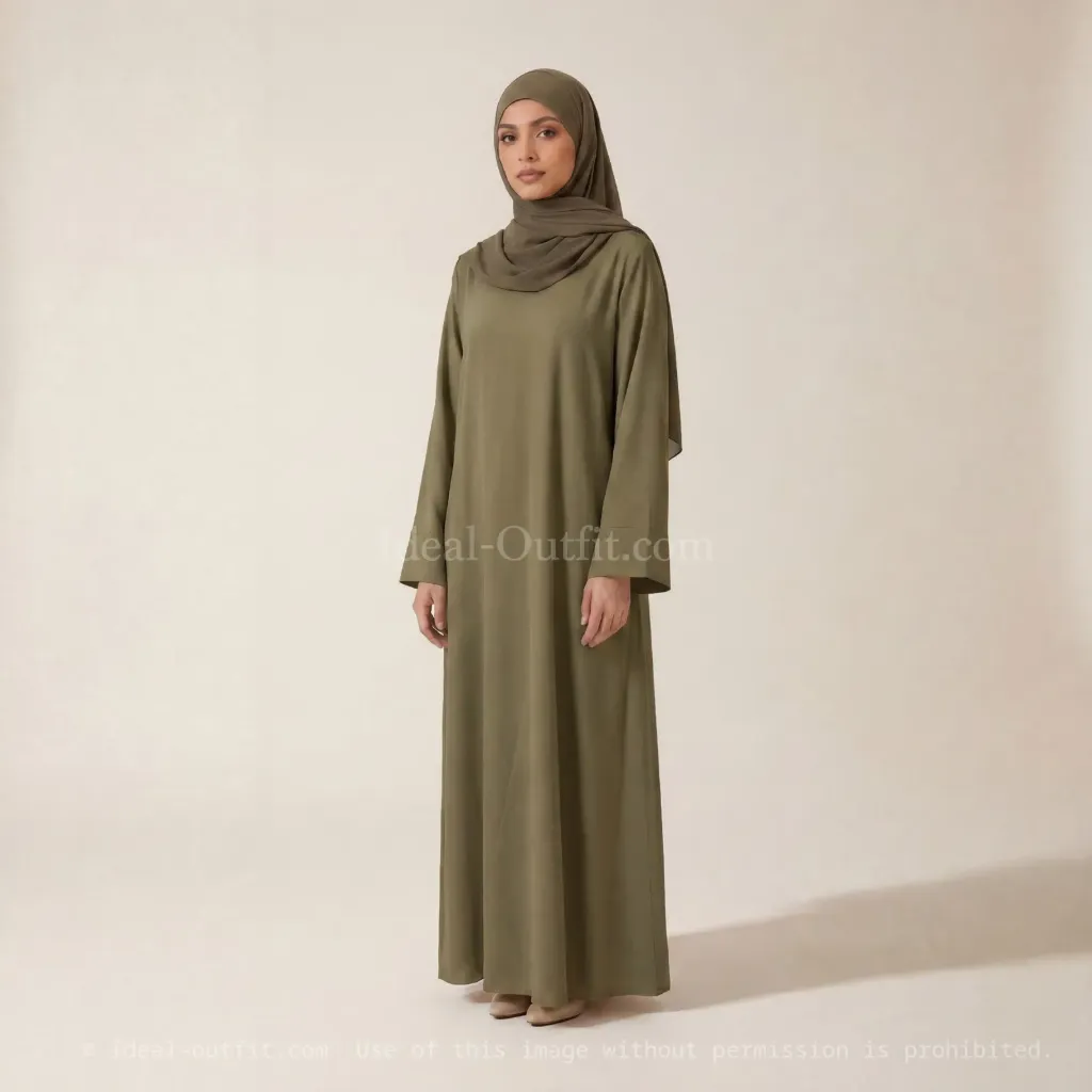 Abaya longue large REF: 2352BC