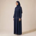 Abaya longue en soie de Médine REF: 2379PK