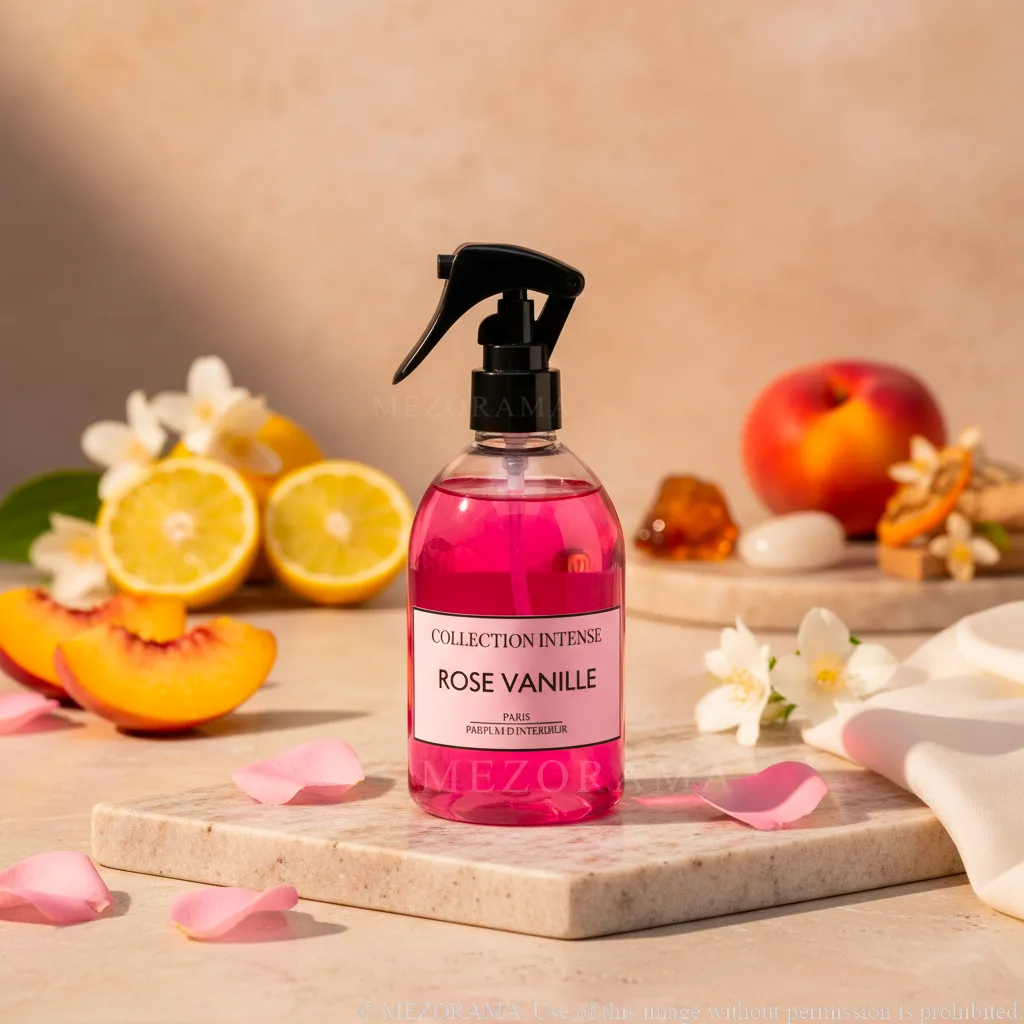 [CI_PFI_ROSE_VANILLE_250ML] Rose Vanille – Parfum d’Intérieur & Textiles – Collection Intense – 250ml