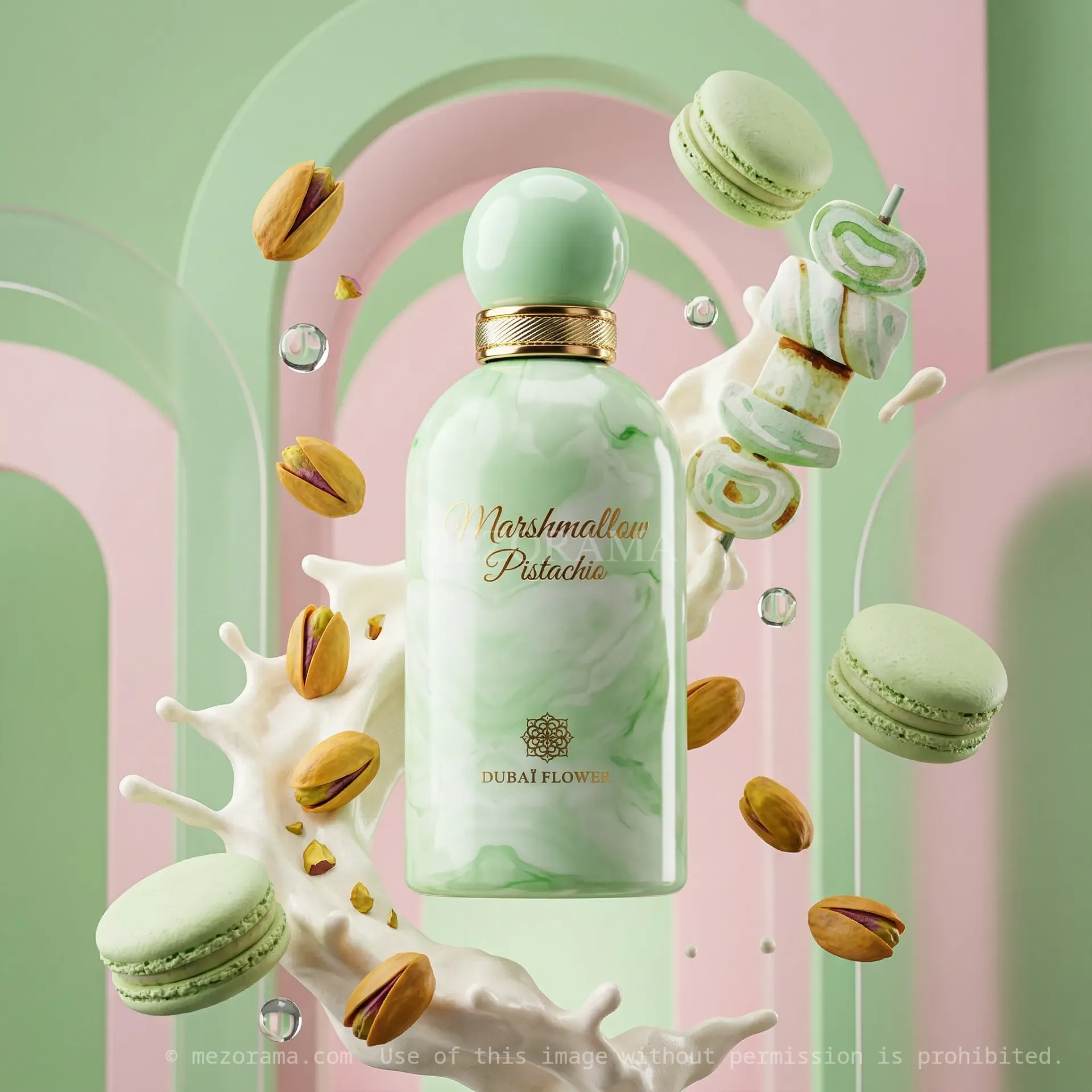Marshmallow Pistachio — Dubaï Flower Perfume for Women — 100 ml