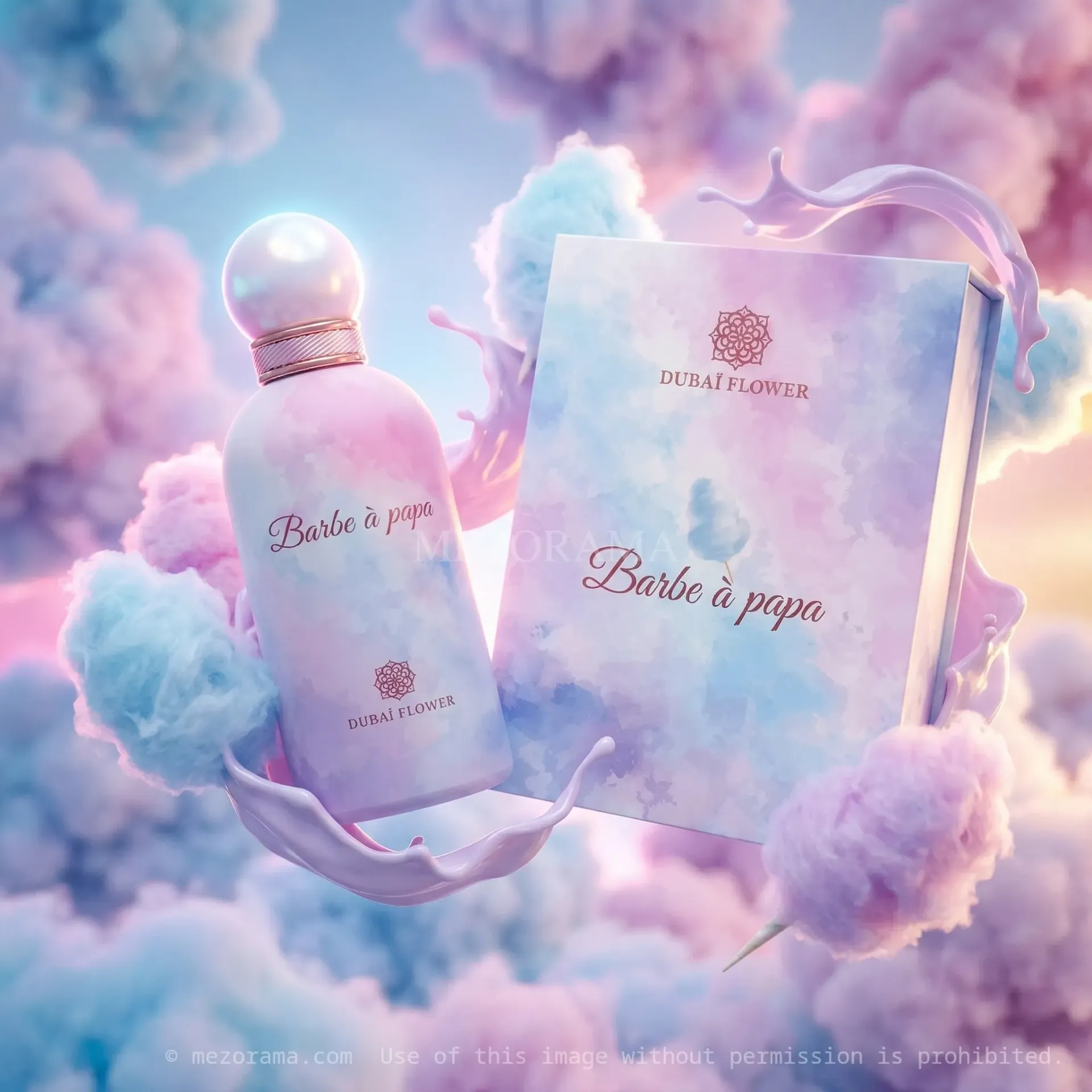 [DF_MARSH_BAR_PAPA_100ML] Parfum gourmand sucré, Barbe à papa, Dubaï Flower, Parfum femme, 100ML