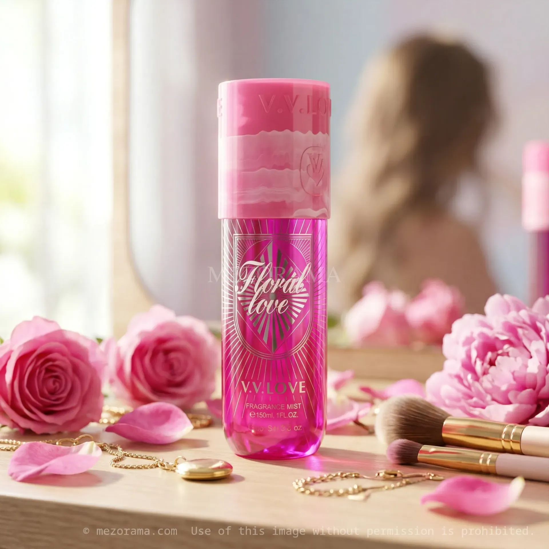 [BR_FLORAL_LOVE_150ML] Fraîcheur florale quotidienne,V.V.LOVE, Floral Love, Senteur Florale, Brume corporelle, 150ml