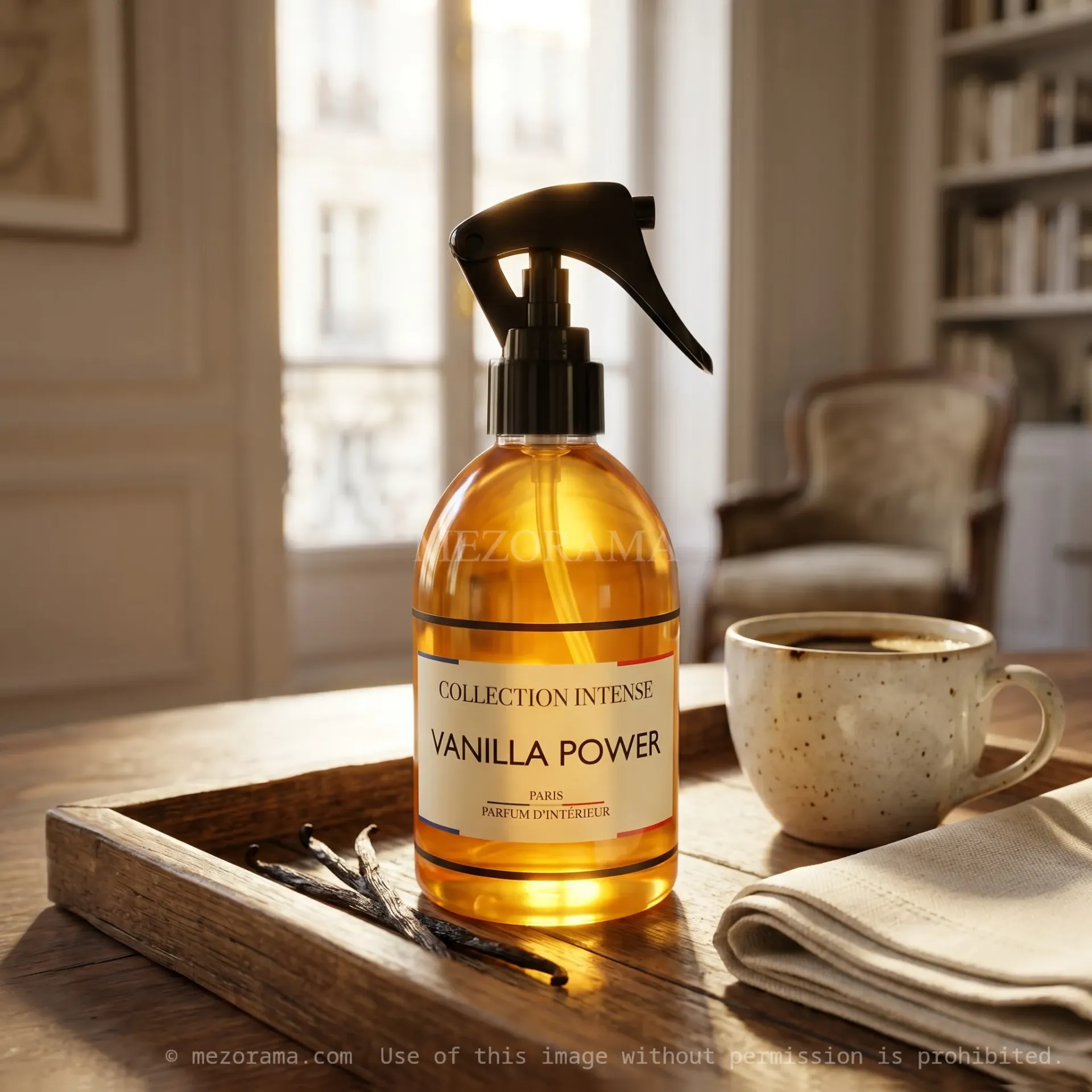 [CI_PFI_VANILLA_POWER_250ML] Parfum d'ambiance chaleureux, Collection Intense Vanilla Power, Vanille, Spray d'intérieur, 250ml
