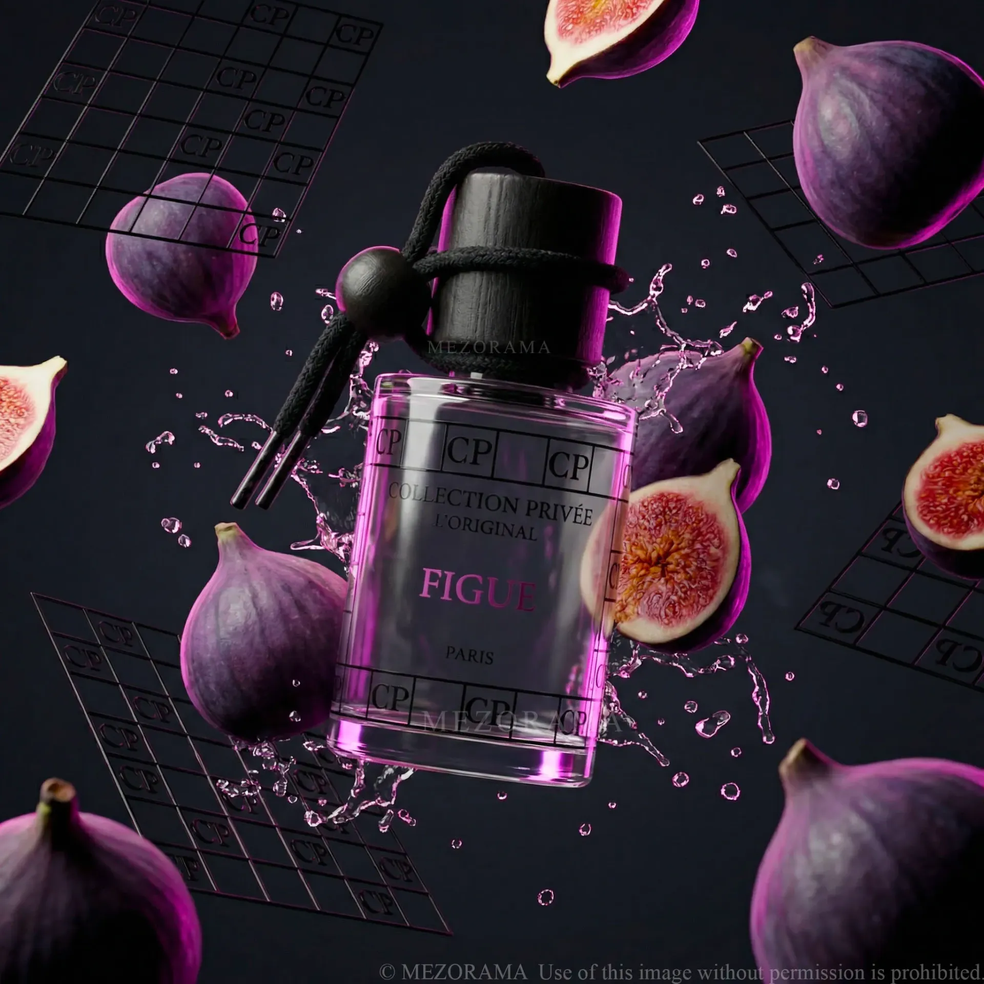 [PFV_CP_FIGUE] Parfum voiture, Senteur Figue, Diffuseur auto suspendu, 10ml