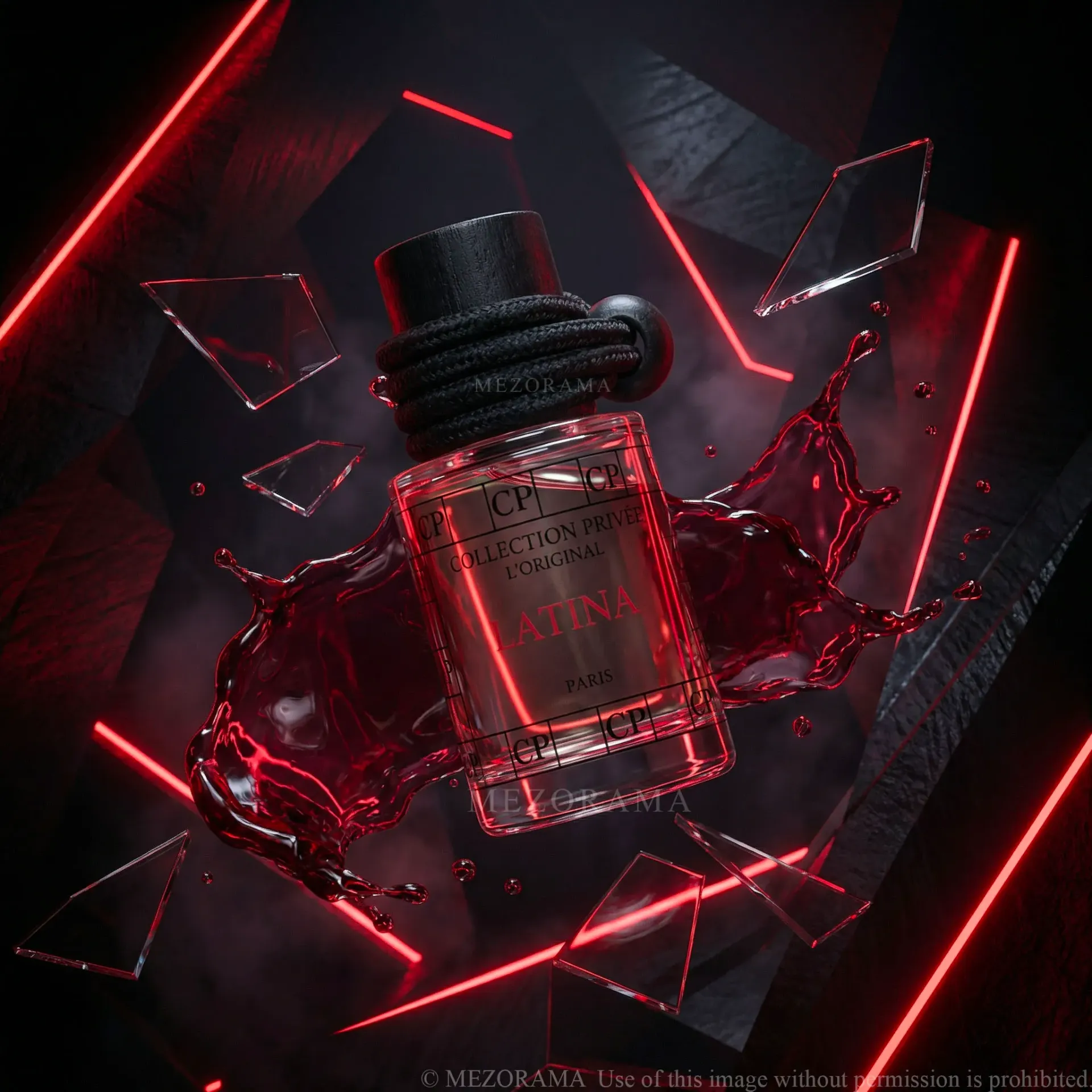 [PFV_CP_LATINA] Parfum voiture, Senteur Latina, Diffuseur à suspendre