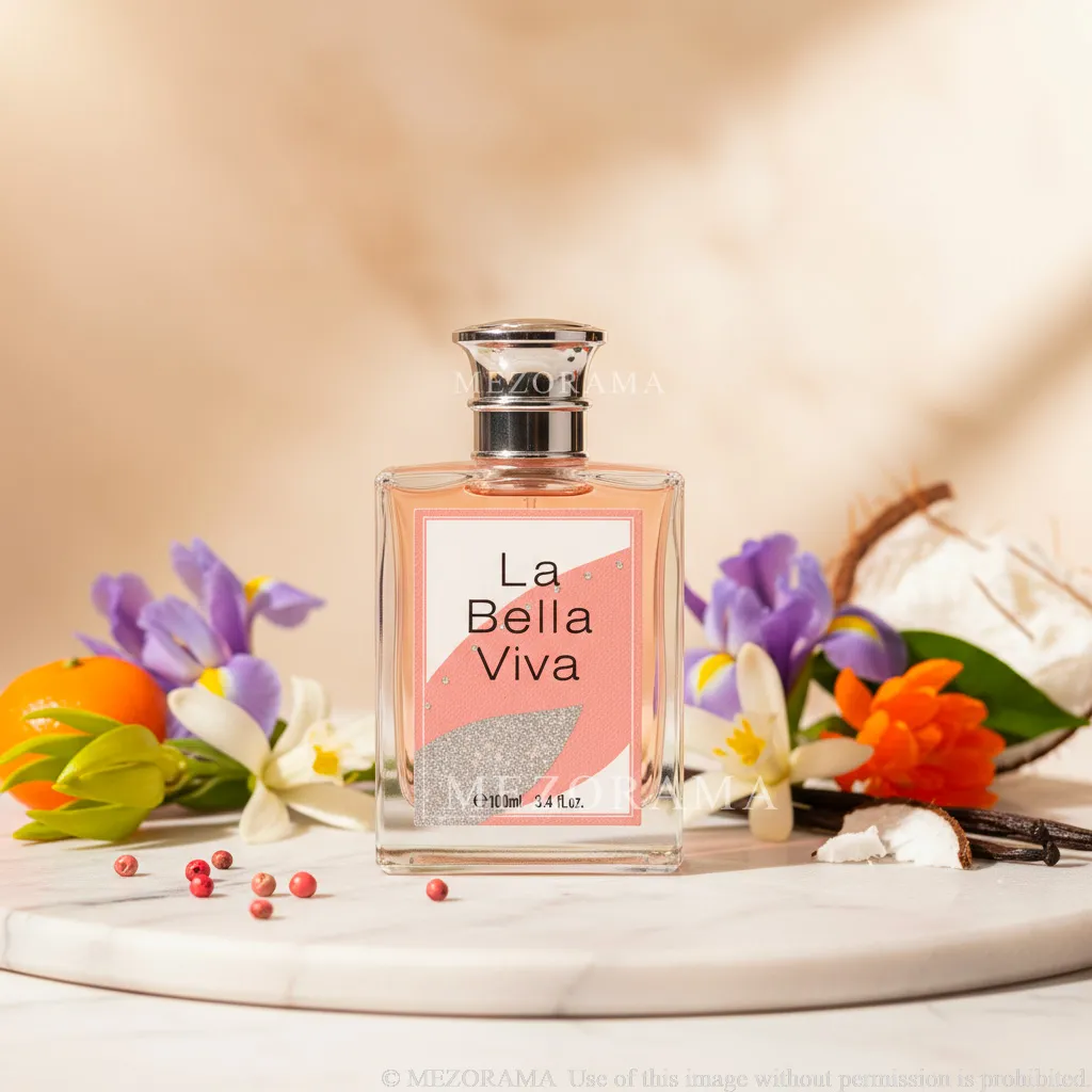 [PF_VVL_LA_BELLA_VIVA_100ML] Floral Gourmand Addictif, LA BELLA VIVA, Sillage Radieux, Eau de Parfum, 100ml