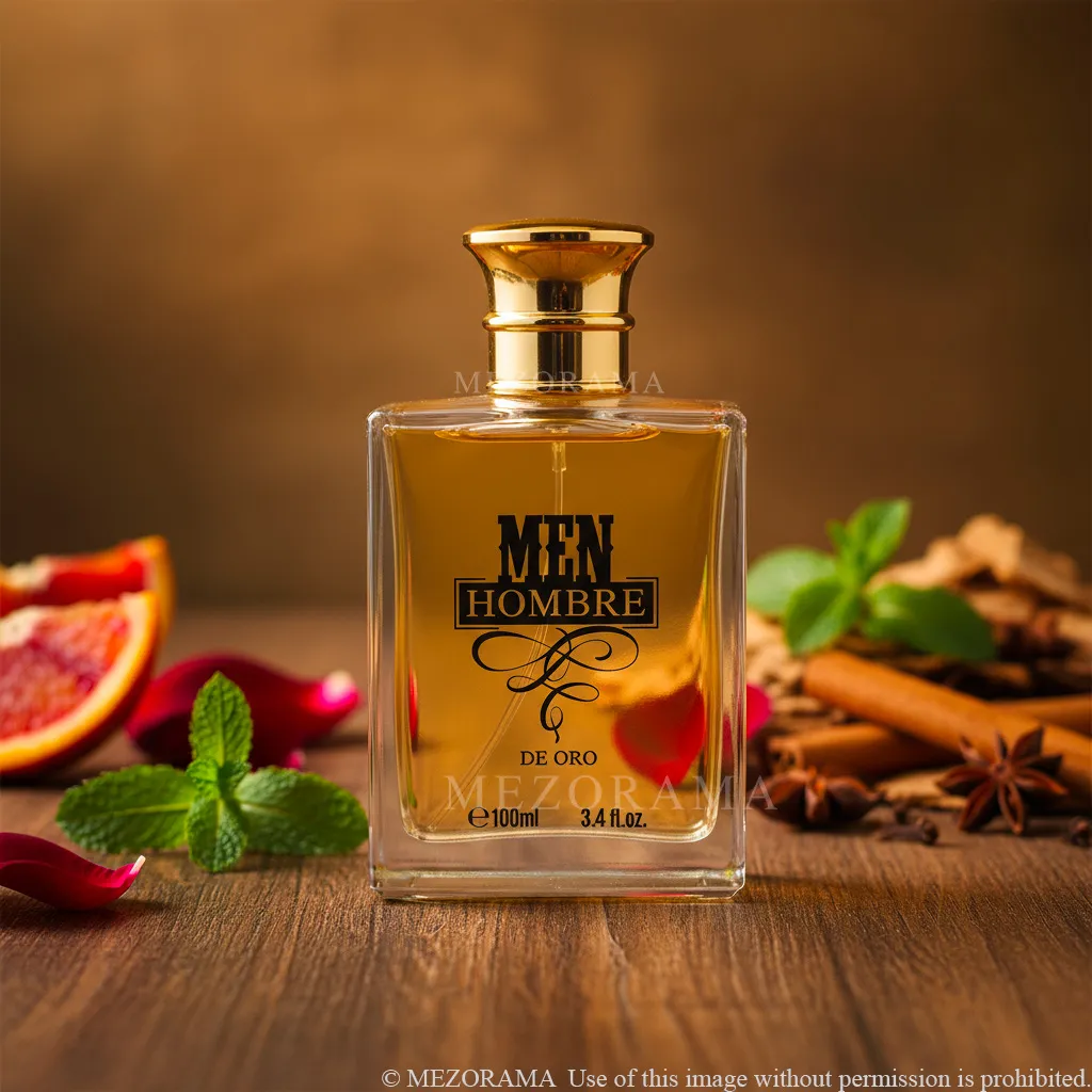 [PF_VVL_MEN_HOMBRE_DE_ORO_100ML] Projection Longue Durée, MEN HOMBRE DE ORO, Eau de Parfum, 100 ml