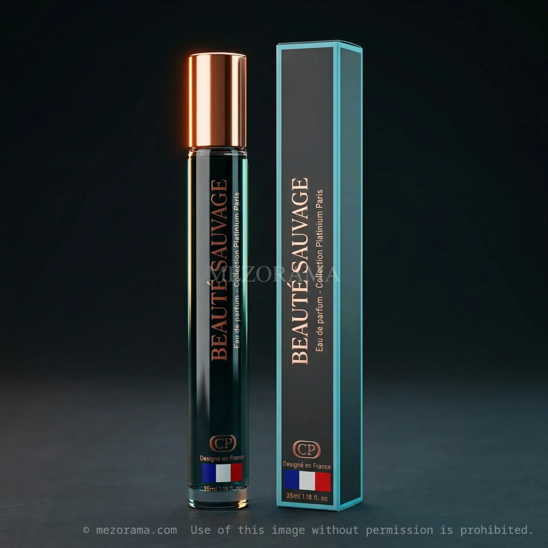 [PF_BEAUTE_SAUVAGE_35ML] Parfum intense de voyage, Beauté Sauvage, Collection Platinium, Eau de Parfum, 35ml