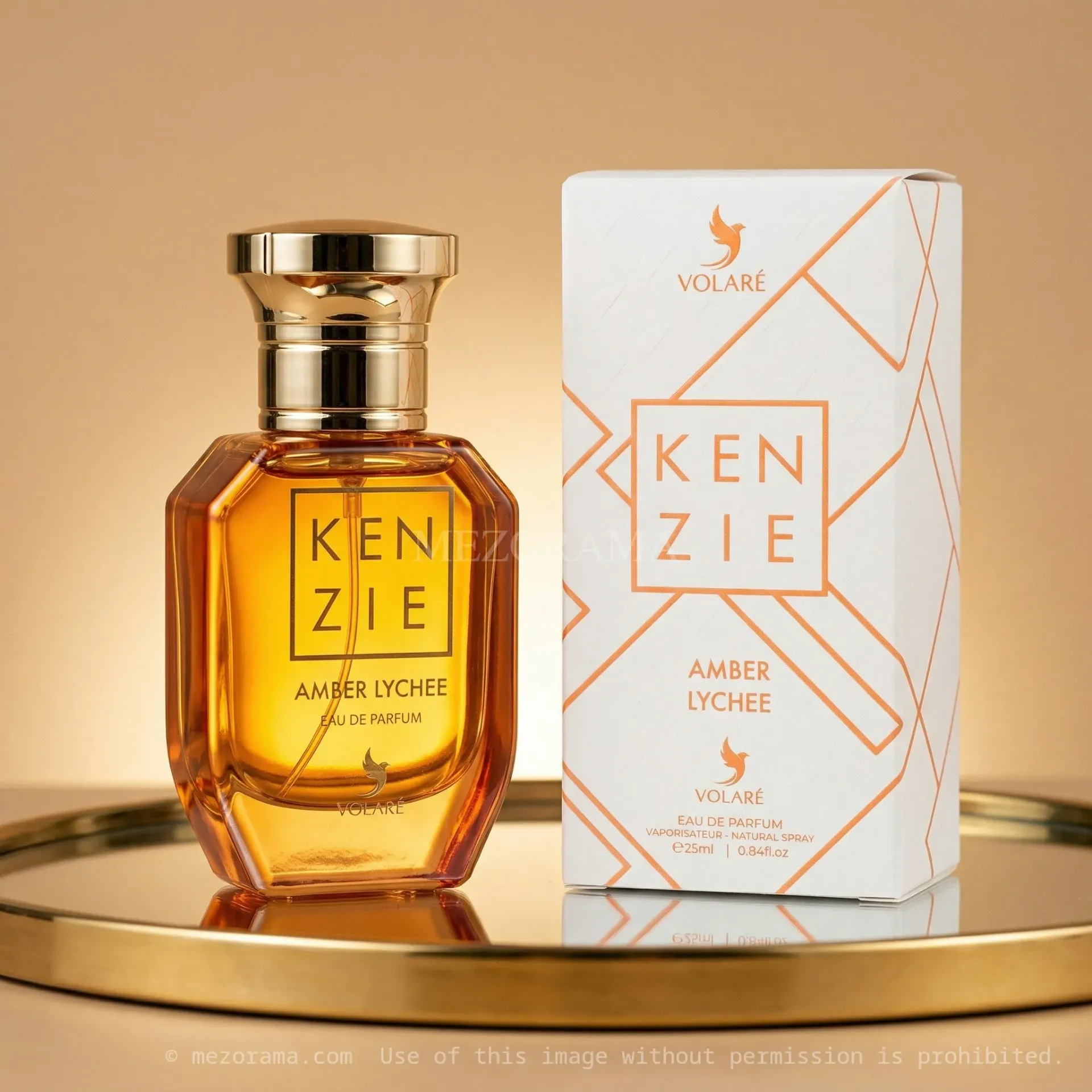 [PF_KENZIE_AMBER_LYCHEE_25ML] Sillage chaleureux et fruité, Kenzie, Amber Lychee, Eau de Parfum, 25ml