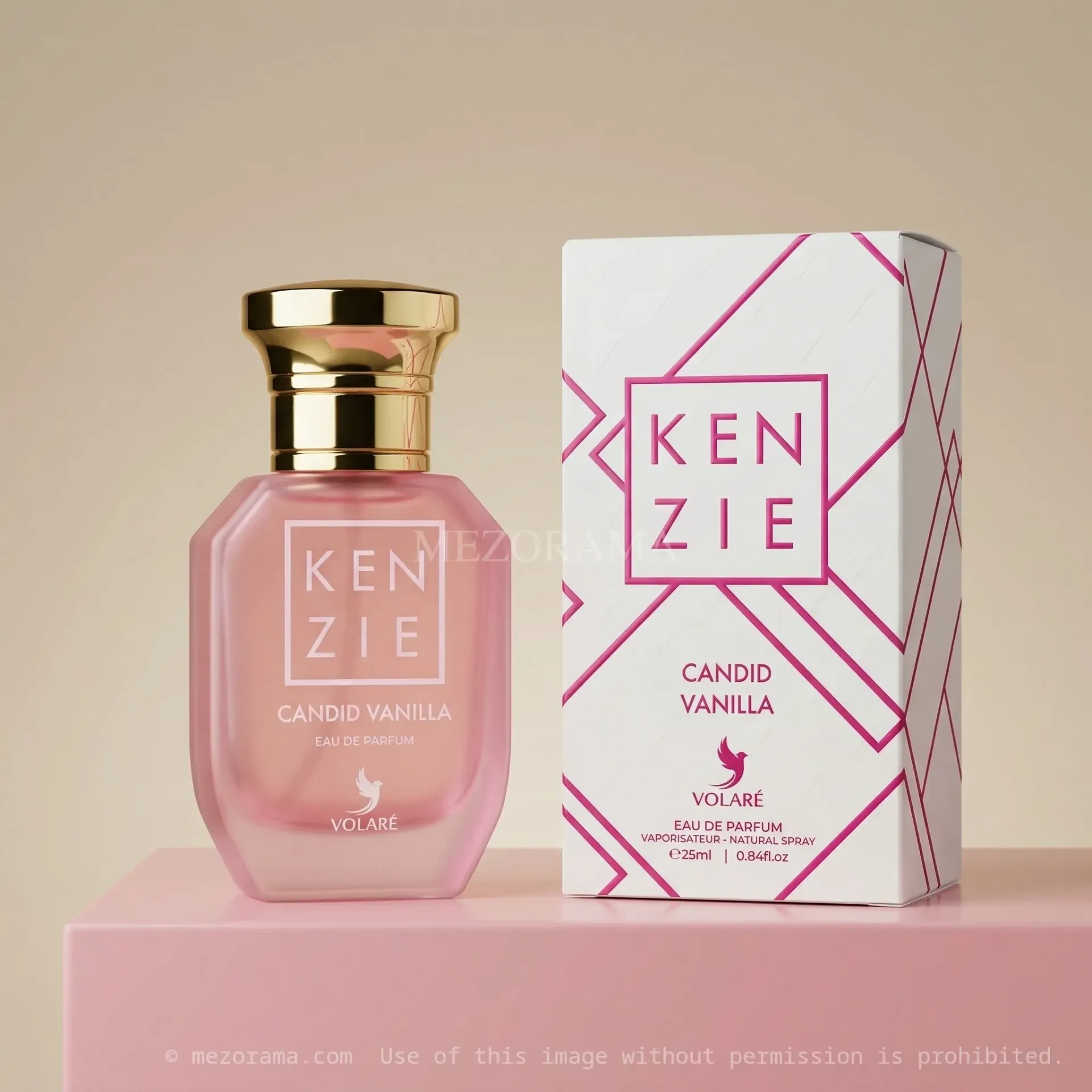 Parfum Féminin Format Voyage, Kenzie, Candid Vanilla, Eau de Parfum, 25ml