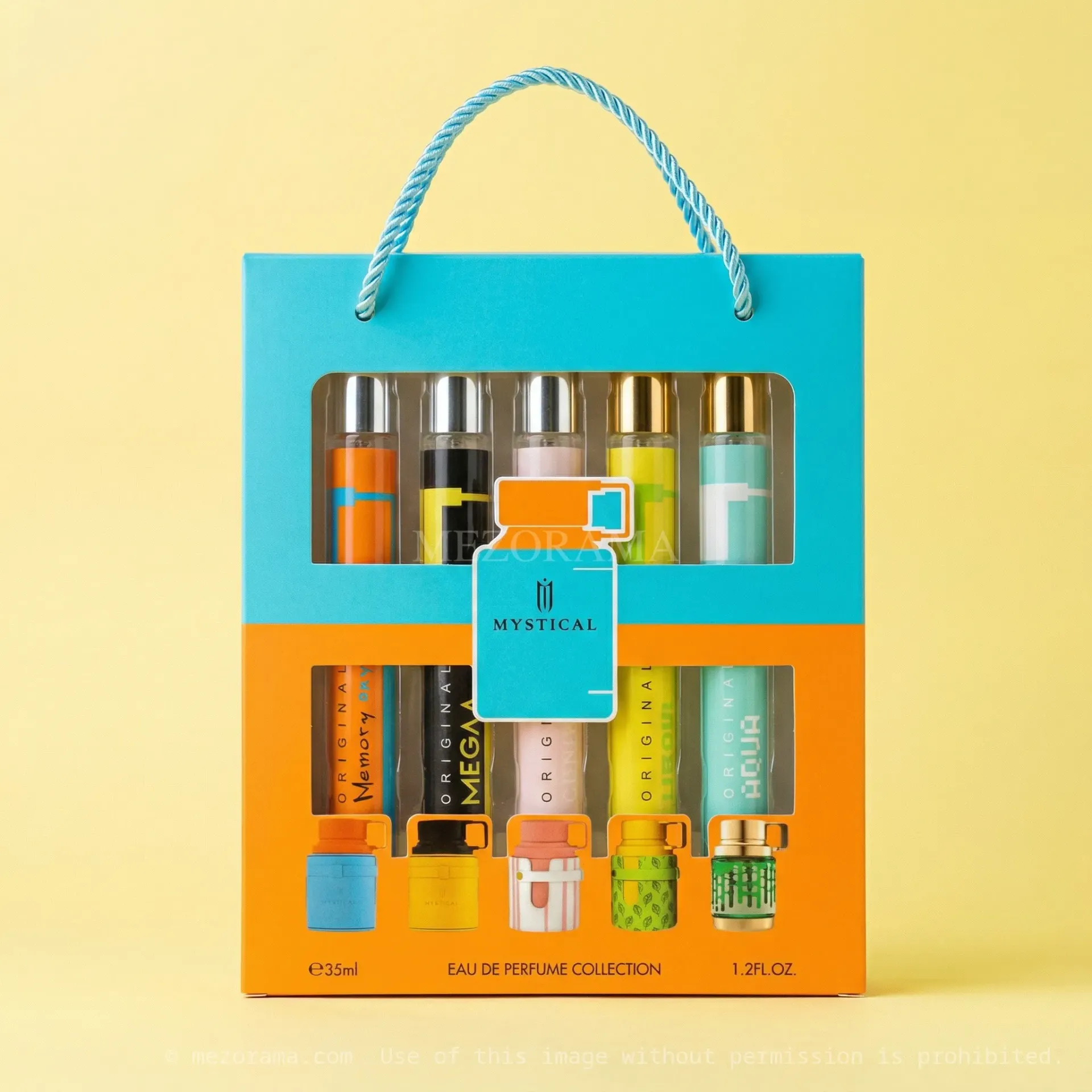 Coffret cadeau idéal, Mystical Signature, Eau de Parfum Collection, 5 fragrances miniatures, Coffret parfum femme, 5x35ml