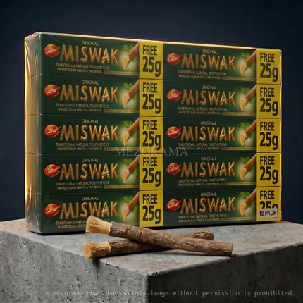 Dentifrice soins naturels - Miswak Original (Pack12)