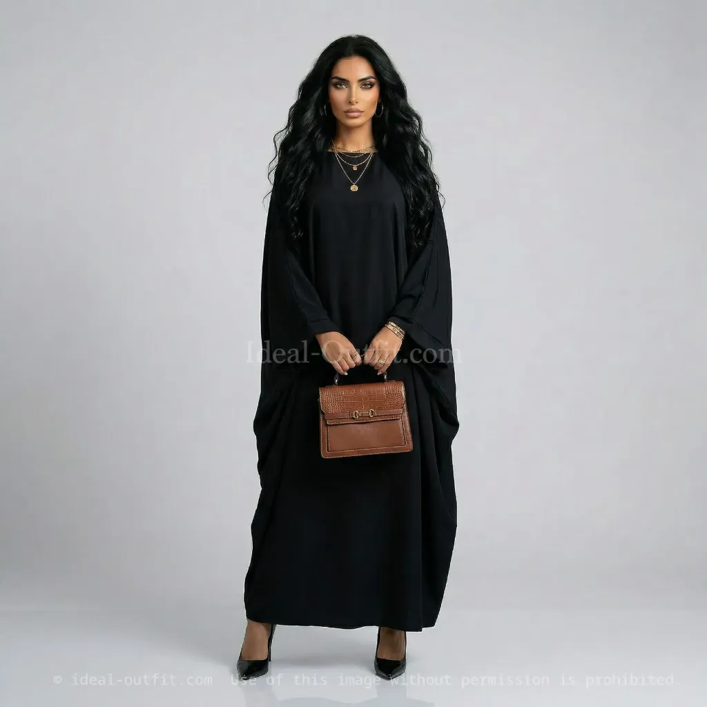 Abaya longue femme REF: RO2389PK