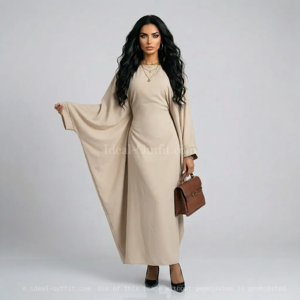 Abaya longue femme REF: RO2389PK