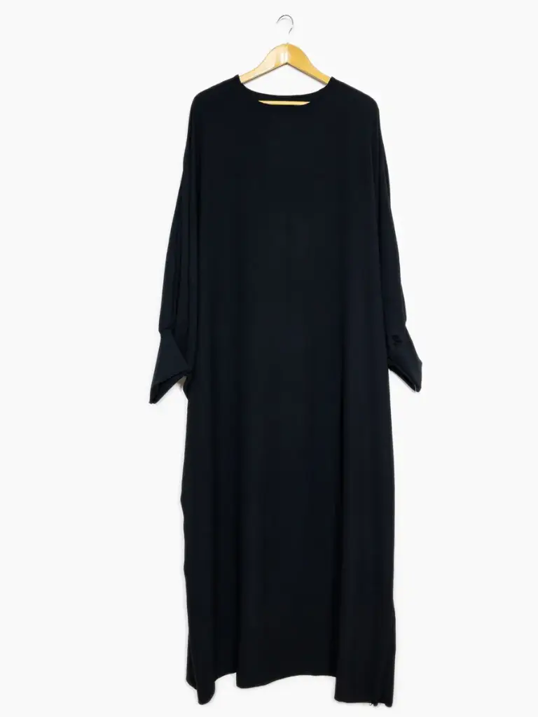 Abaya longue pour femme REF: RO2315JAZZ  (Black)