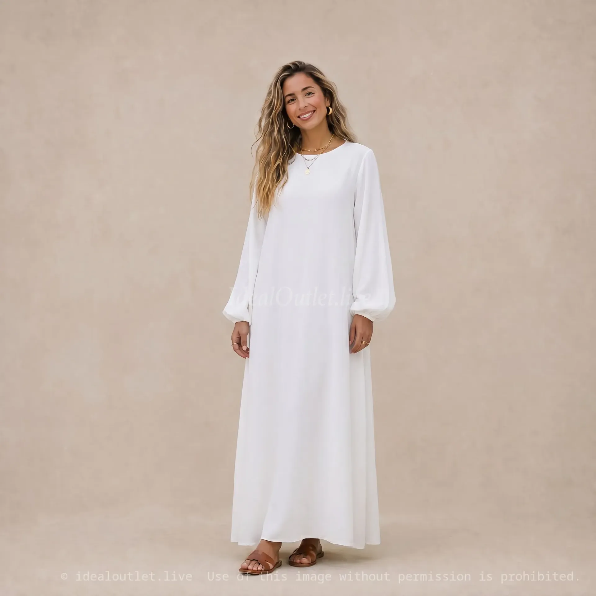 Robe abaya en jazz REF: RO2370JAZZ