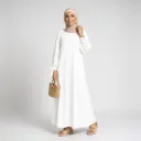 Abaya en soie de Médine REF: 2378PK