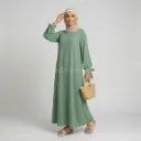 Abaya en soie de Médine REF: 2378PK