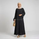 Abaya en soie de Médine REF: RO2378PK