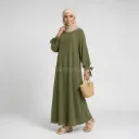 Abaya en soie de Médine REF: 2378PK