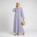Abaya en soie de Médine REF: RO2378PK