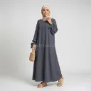 Abaya en soie de Médine REF: 2378PK