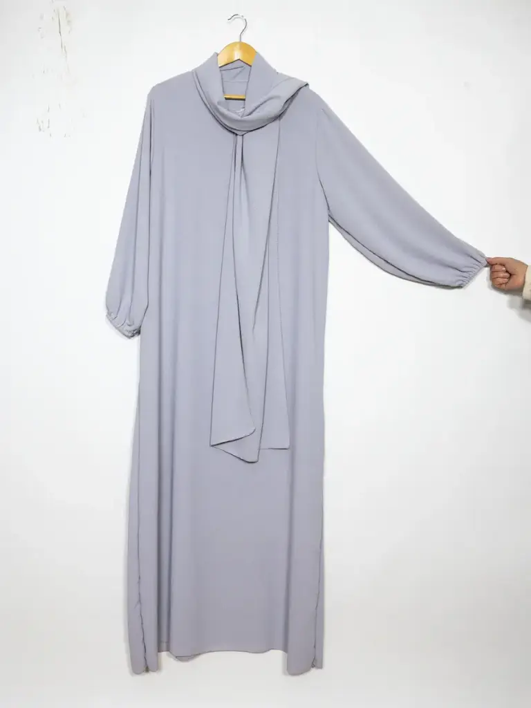 Integrated Hijab Abaya in Jazz Fabric REF: Ro2338jazz