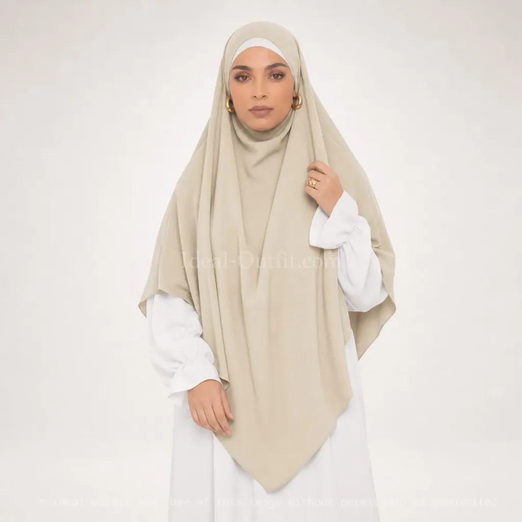 Khimar longue pour femme ref:Ca2307pk
