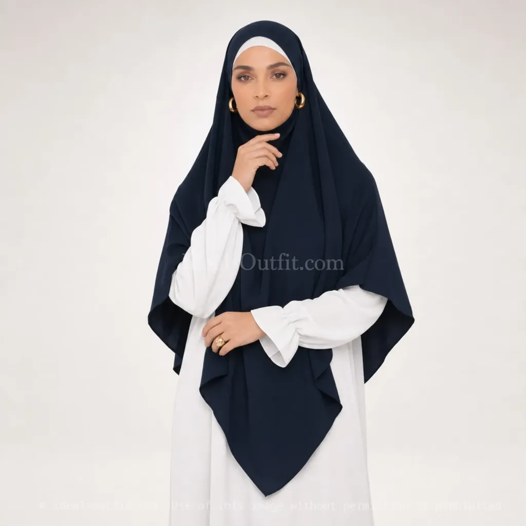 Khimar longue pour femme ref:Ca2307pk