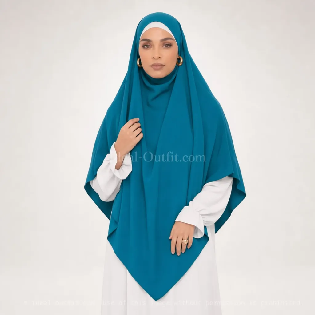 Khimar en soie de medine REF: 2307PK
