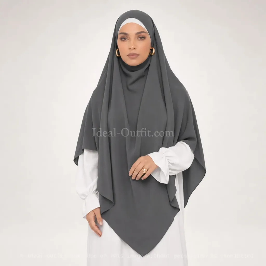 Khimar en soie de medine REF: 2307PK