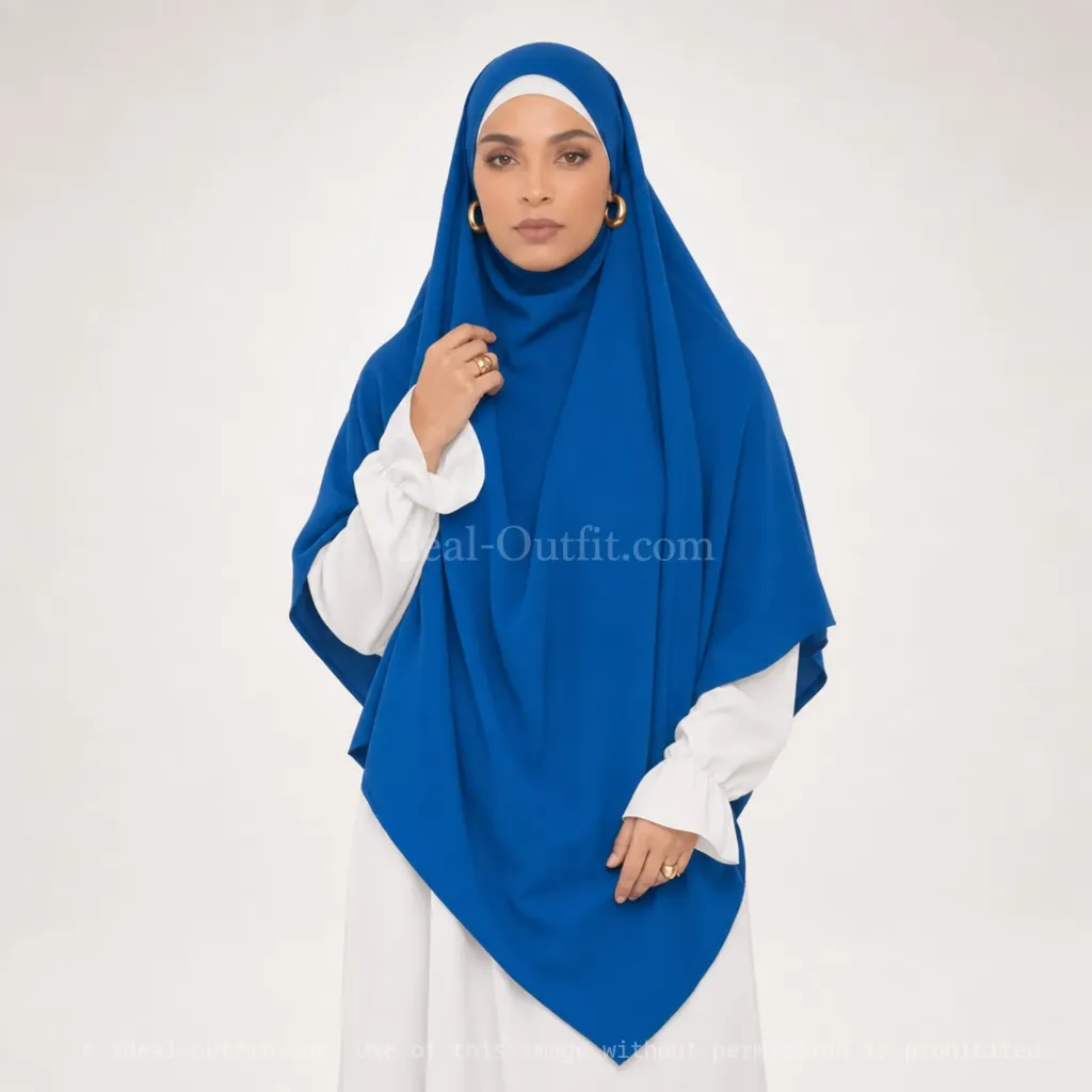 Khimar en soie de medine REF: 2307PK