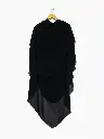 Khimar trois volant pour femme ref:Ca2317