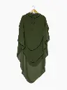 Khimar trois volant pour femme ref:Ca2317