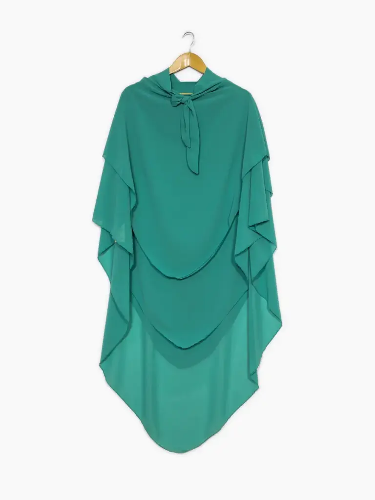 Khimar trois volant pour femme ref:Ca2317