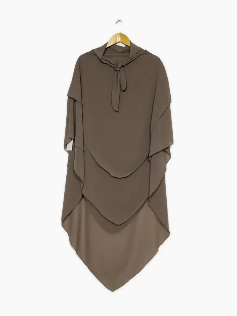 Khimar trois volant pour femme ref:Ca2317