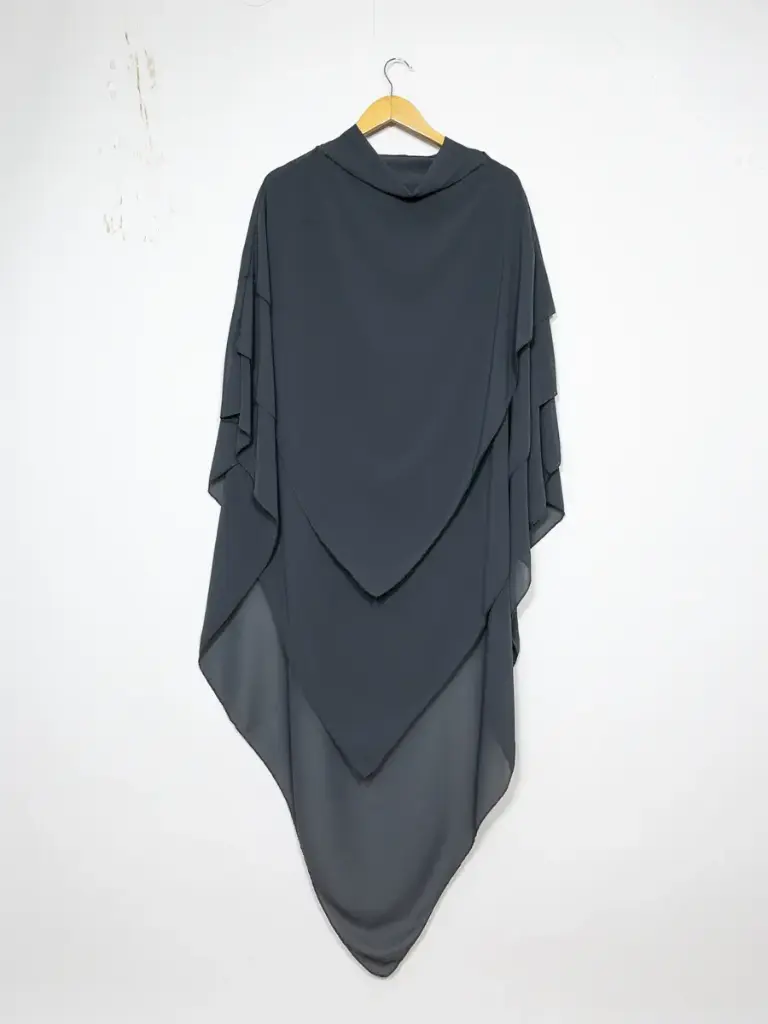 Khimar trois volant pour femme ref:Ca2317