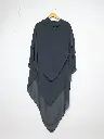 Khimar trois volant pour femme ref:Ca2317