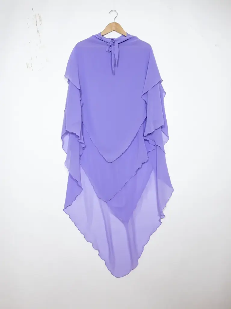 Khimar trois volant pour femme ref:Ca2317