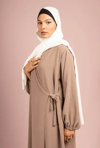 Robe abaya porte feuille ref:Ro2372jazz