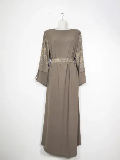 Robe abaya broderies florales ref:Ro2513jazz