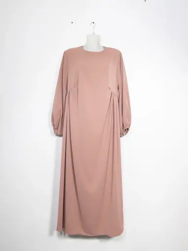 Robe abaya en Soie de Médine Ref:Ro2509pk 
