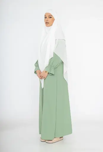 Khimar trois volant pour femme ref:Ca2317